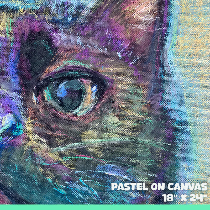 "Midge" 2021 Judge's Choice: 2021 Western Idaho Fair Pastels on Canvas, 18'' x 24''