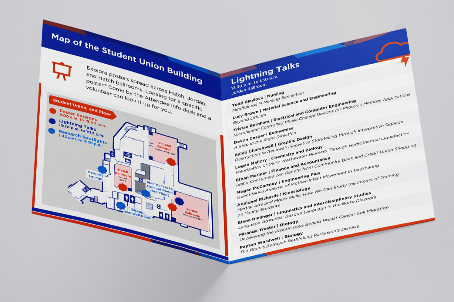 Undergraduate Research Showcase Program Booklet - Interior