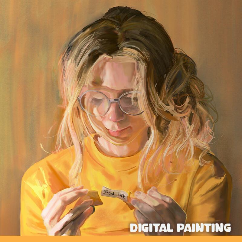"Good Luck" 2021 Top 10 Finalist: 2021 SCAD Foundation Studies Portfolio Award Virtual Exhibition Digital Painting, Procreate