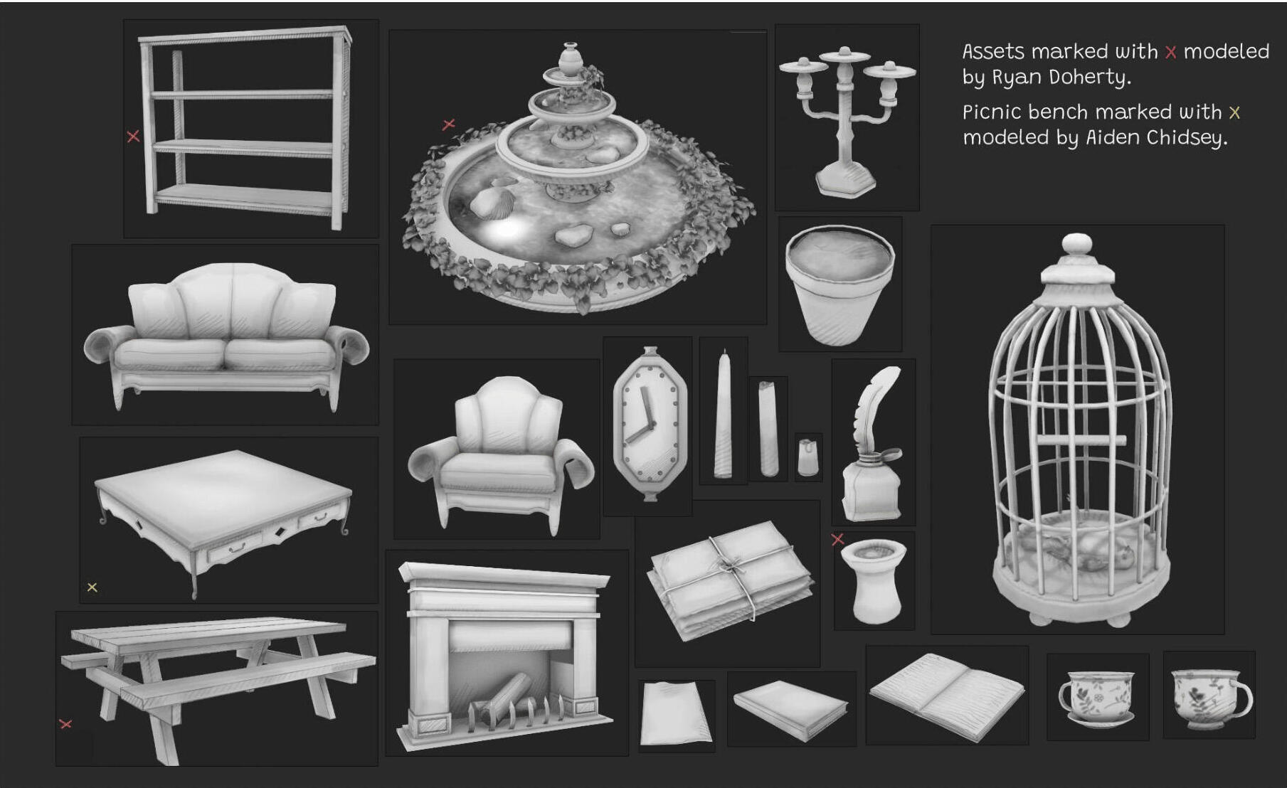 Asset Textures - Echoes of a Silent Garden